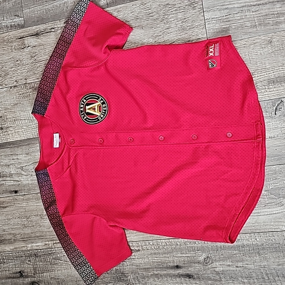 Mitchell & Ness Red Atlanta United FC Winning Team Jersey